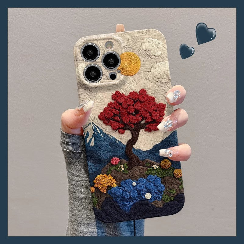 Sarung iPhone Film Mawar
