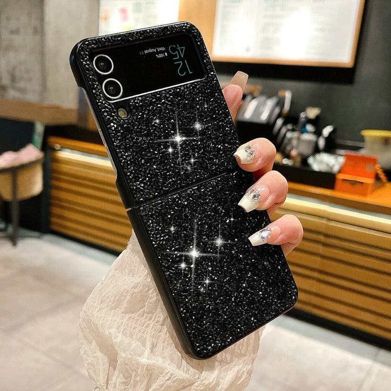 Sparkling Diamond Rhinestones Phone Case For Samsung Z Flip