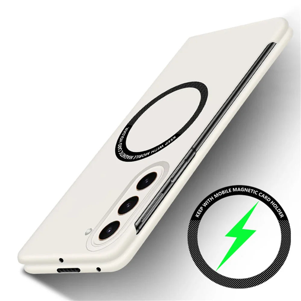 Luxury Matte Ultra Thin Magnetic Case For Samsung Z Fold 6 5 4 3 2