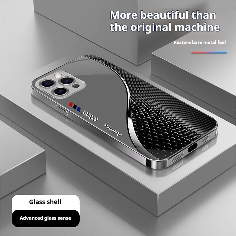 Casing Ponsel Apple dengan Kurva Kreatif