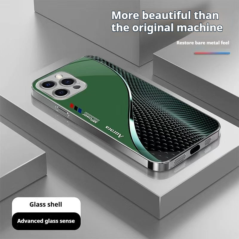 Casing Ponsel Apple dengan Kurva Kreatif