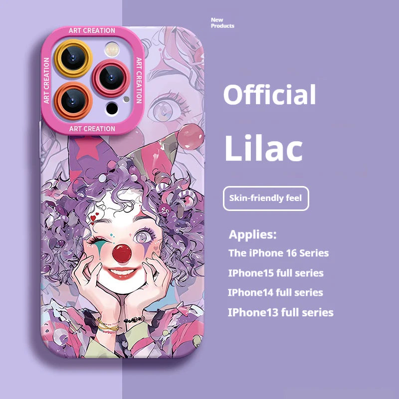 Casing anti jatuh all-inclusive ceruk badut super populer untuk iPhone