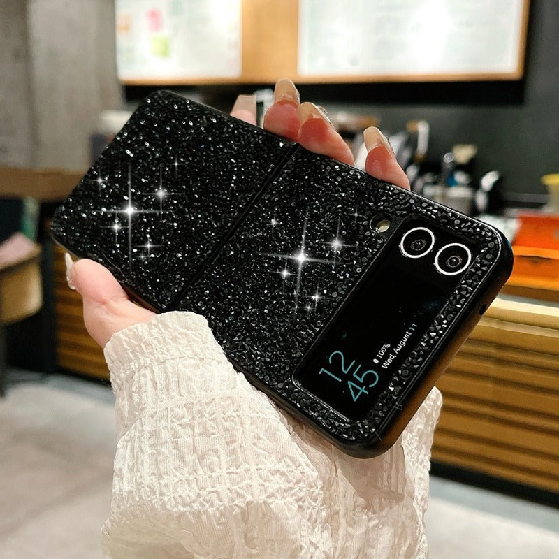 Sparkling Diamond Rhinestones Phone Case For Samsung Z Flip