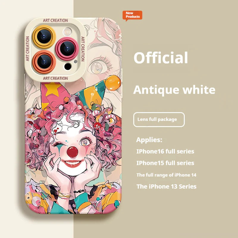 Casing anti jatuh all-inclusive ceruk badut super populer untuk iPhone