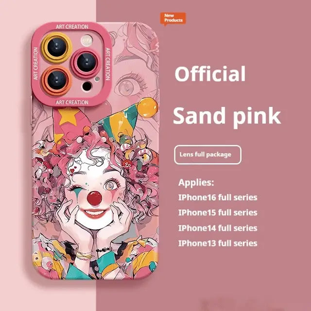 Casing anti jatuh all-inclusive ceruk badut super populer untuk iPhone