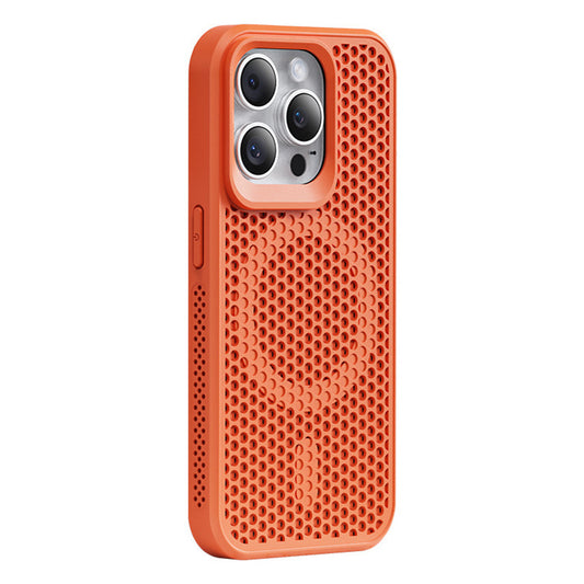 Honeycomb Matrix Cooling Magsafe Phone Case For iPhone