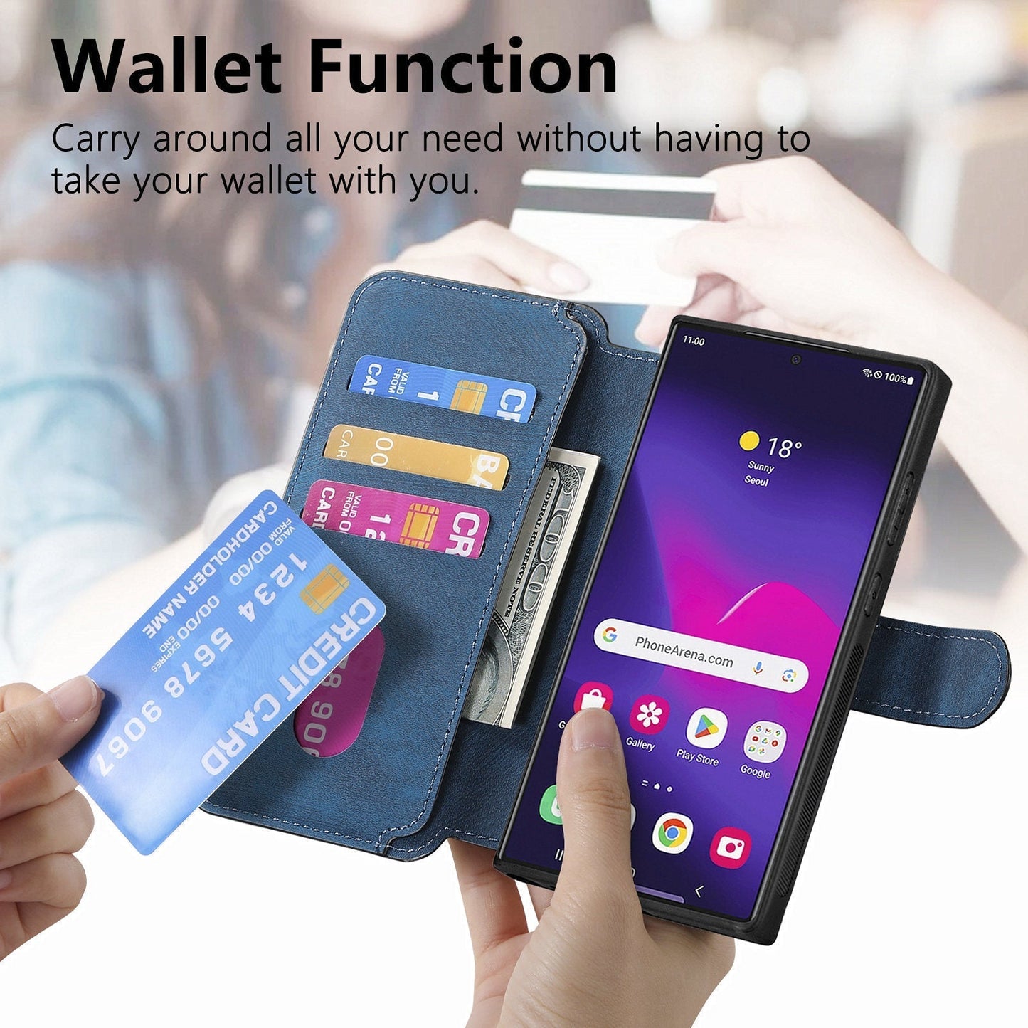 Magnetic, Detachable 2-in-1 Phone Case