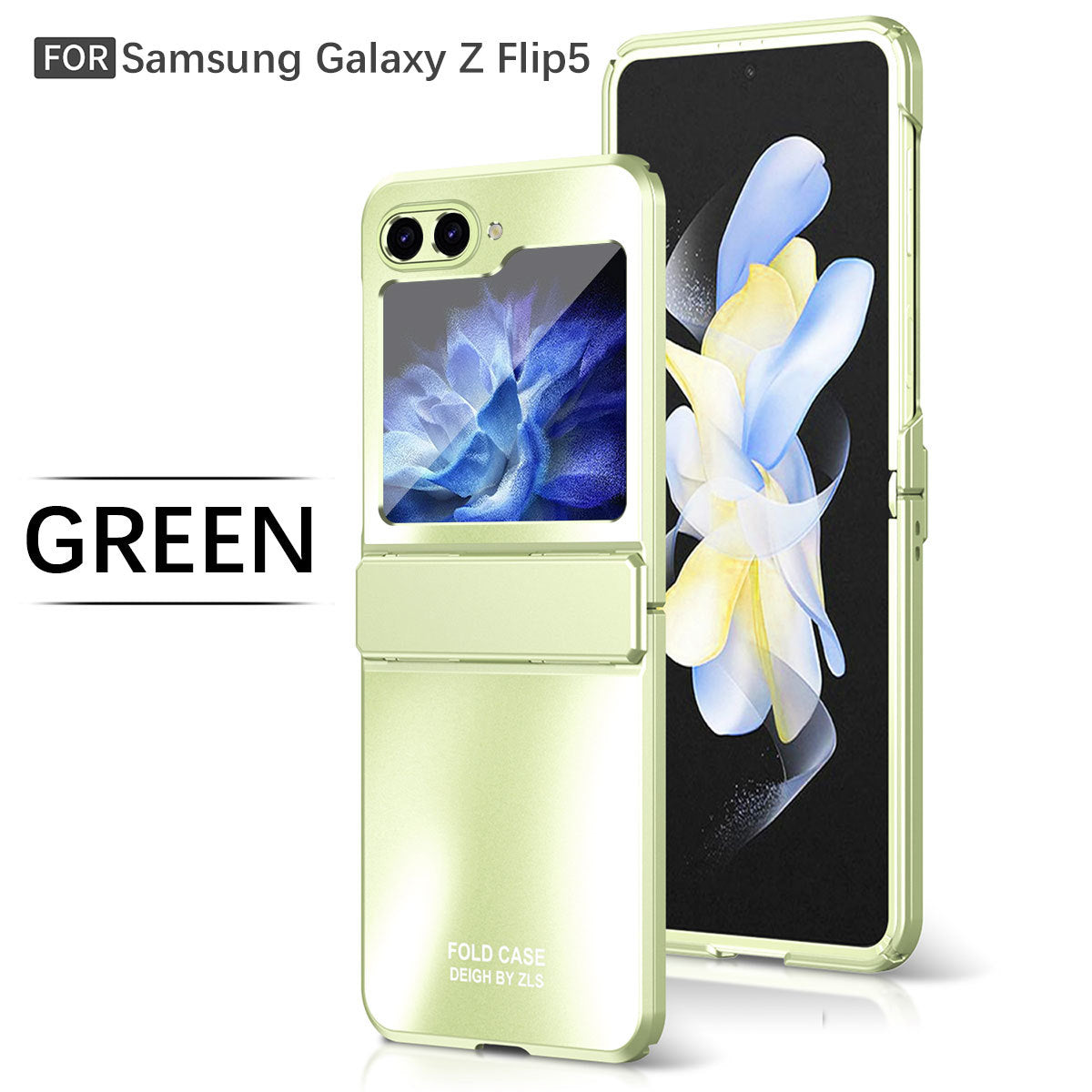 Frosted Plating Phone Case For Samsung Galaxy Z Flip 3 4&5