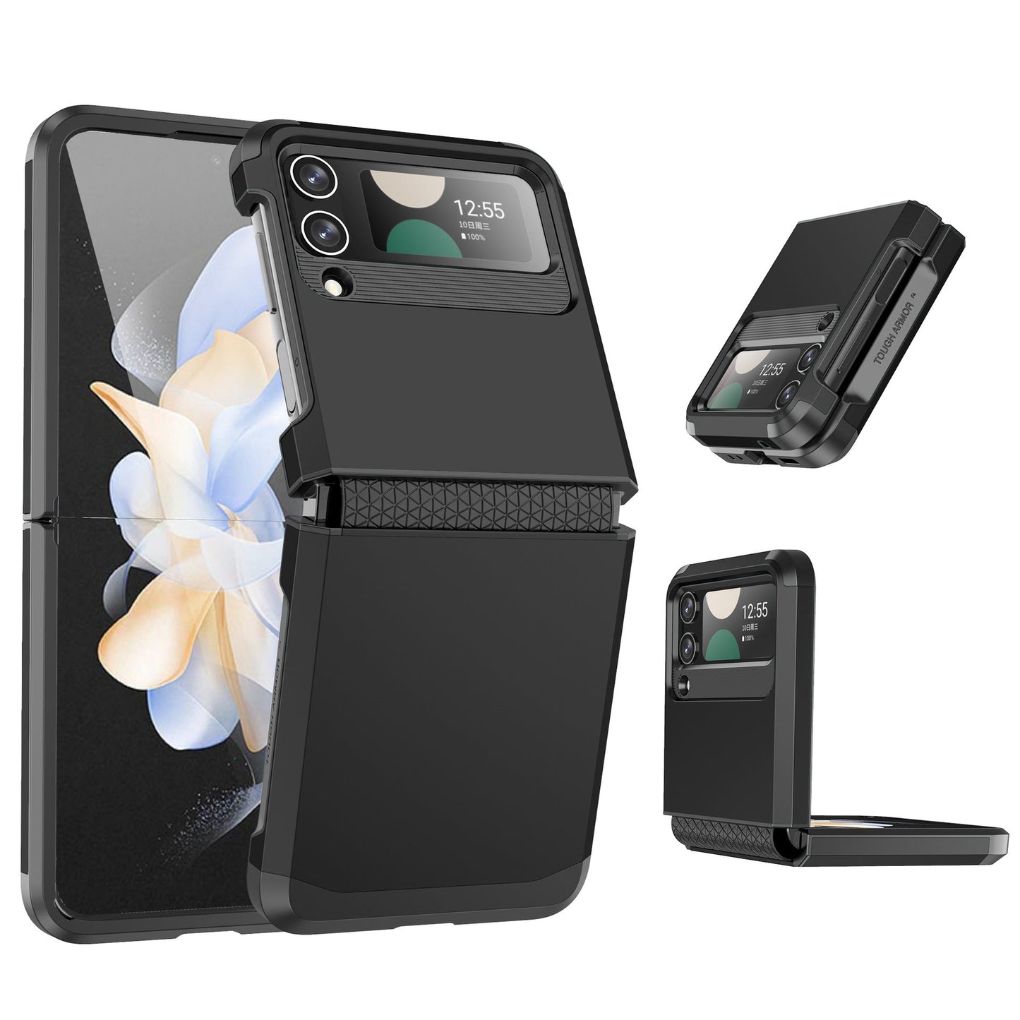 Sarung Telefon Anti-Jatuh Tentera Samsung Z Flip Z Flip 5
