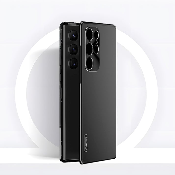 🔥Carcasă metal magnetică pentru telefon mobil cu panou din spate electro-optic, potrivită pentru seria Galaxy S21/S22/S23/S24, rezistentă la șocuri, la cădere, rezistentă la uzură și anti-amprentă