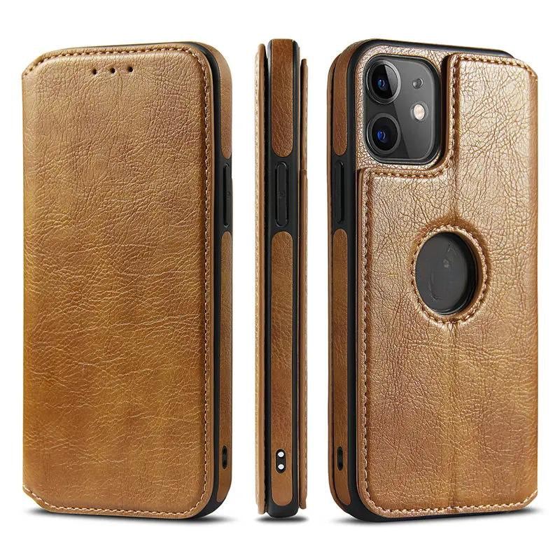 Magnetic Flip Leather Phone Case For IPhone