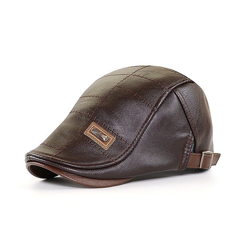 New generation leather beret