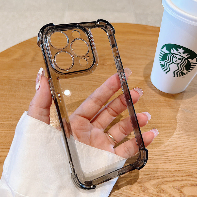Transparent acrylic high-grade anti-fall mobile phone case