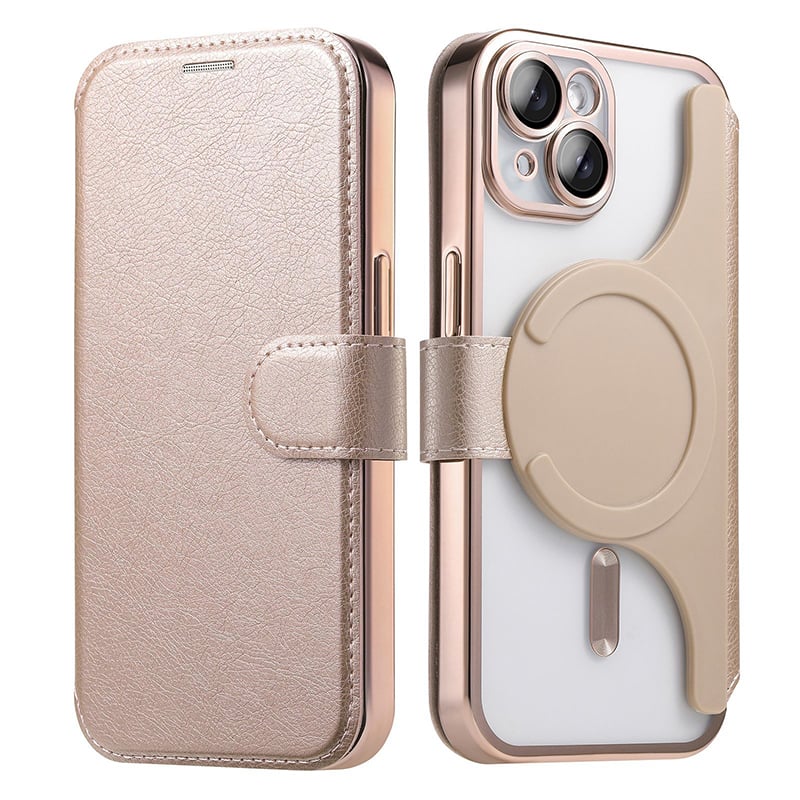 🔥New In Phone Case for iPhone Series - Detachable Magnetic Wallet Leather Flip Clear Case for iPhone