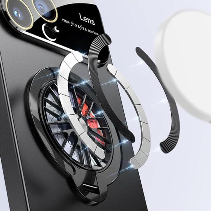 Rotation Gyroscope Magnetic Stand Case for iPhone Case