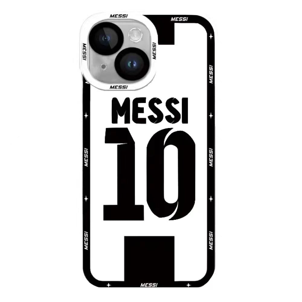 Jersi Apple 14promax Piala Dunia No. 7 iphone13 Argentina 12 persisian Messi 11 sarung telefon bimbit 15p 