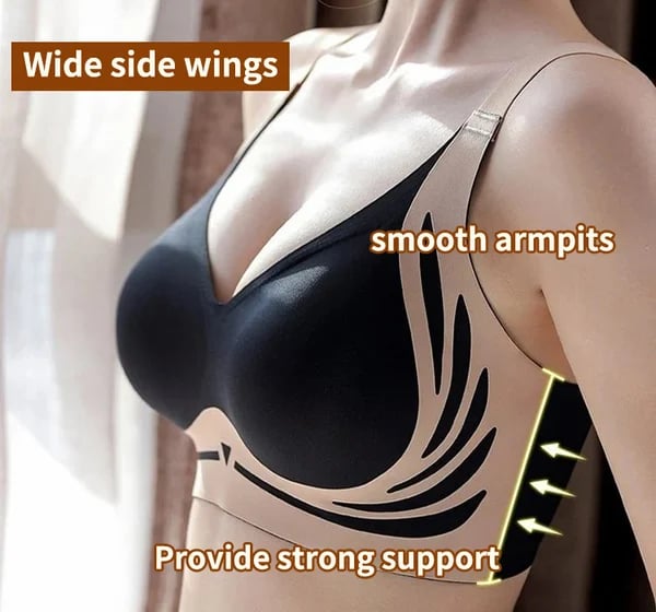 🎁 Super gather bra | Wireless Push-up Bra👍No more sagging breasts