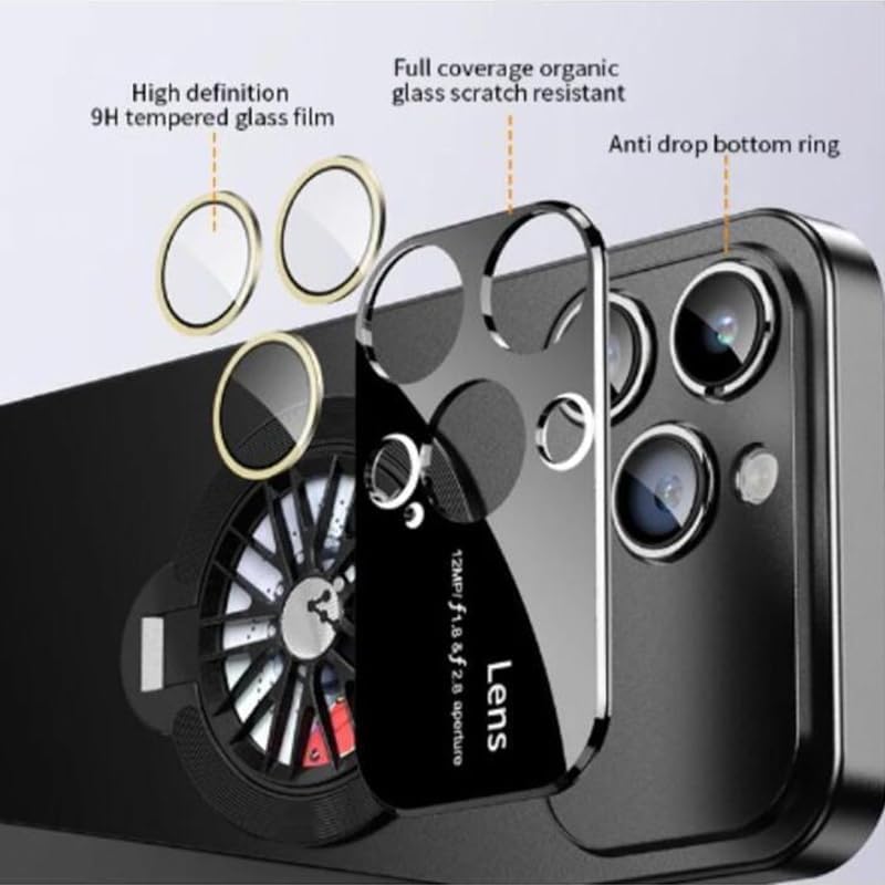 Rotation Gyroscope Magnetic Stand Case for iPhone Case