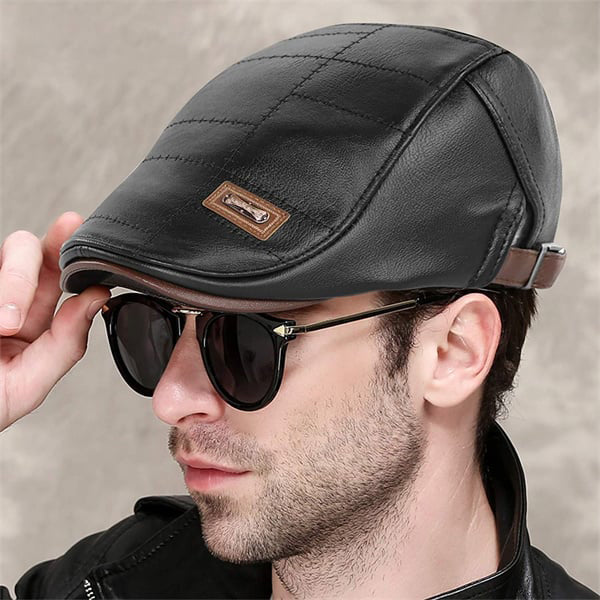 New generation leather beret