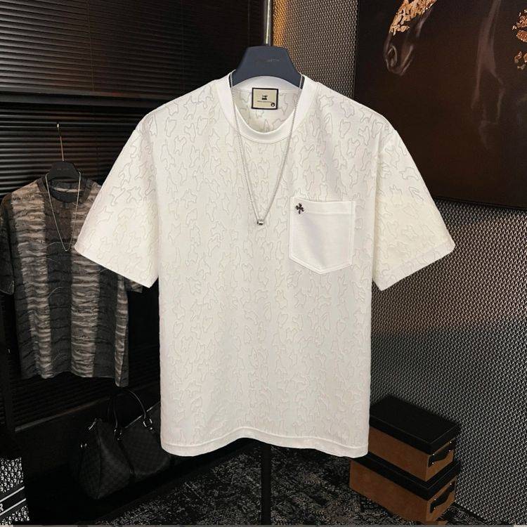 New high quality cotton T-shirt for men and women Menswear Top Menswear Top Shirt