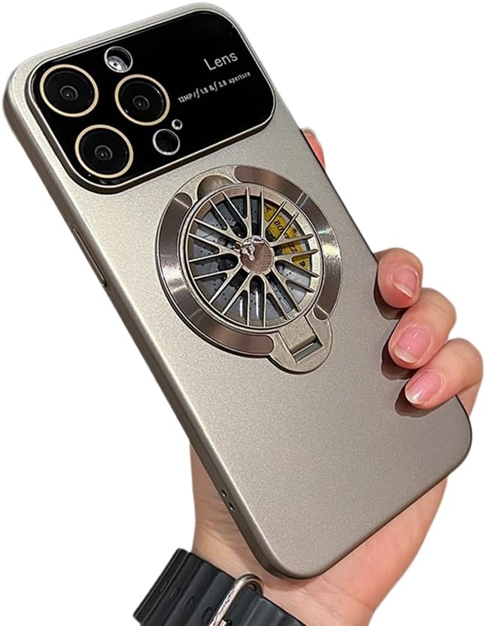 Rotation Gyroscope Magnetic Stand Case for iPhone Case