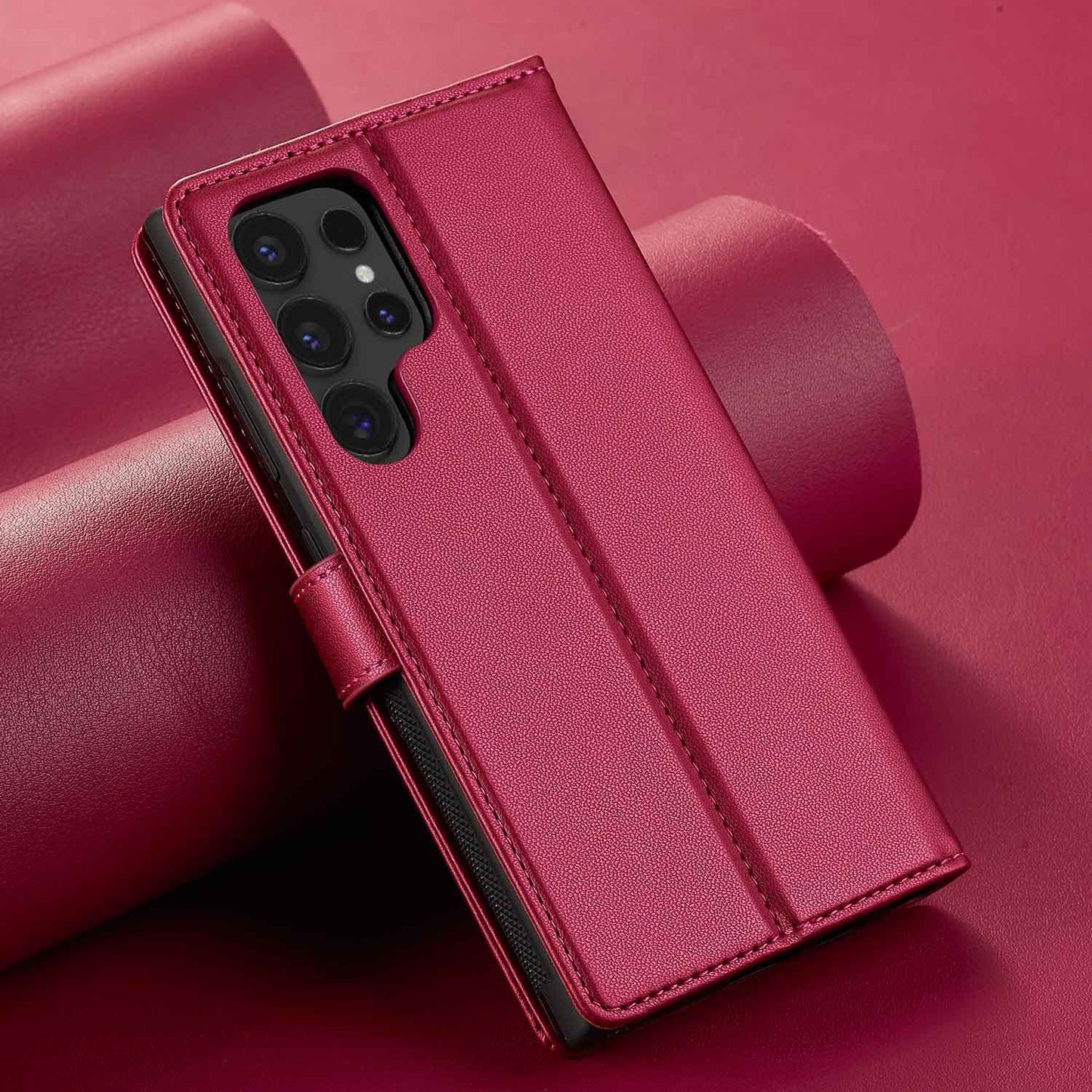 Magnetic 2 in 1 Leather Case Split Phone Case For Samsung