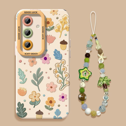 Flower Silicone Shockproof Phone Case For Samsung