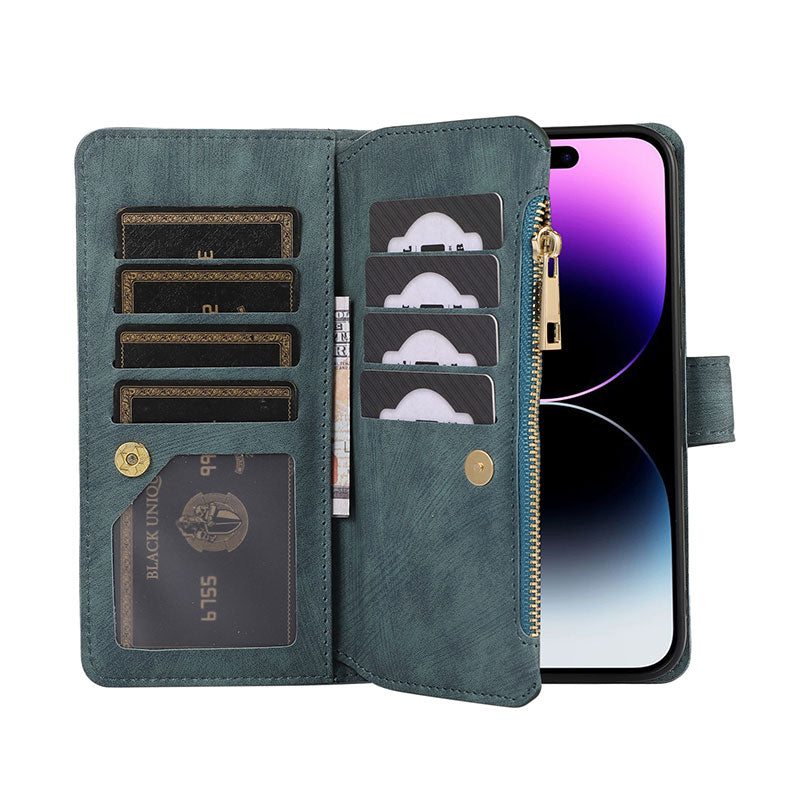 Multifunctional Flip Wallet Phone Case for iPhone