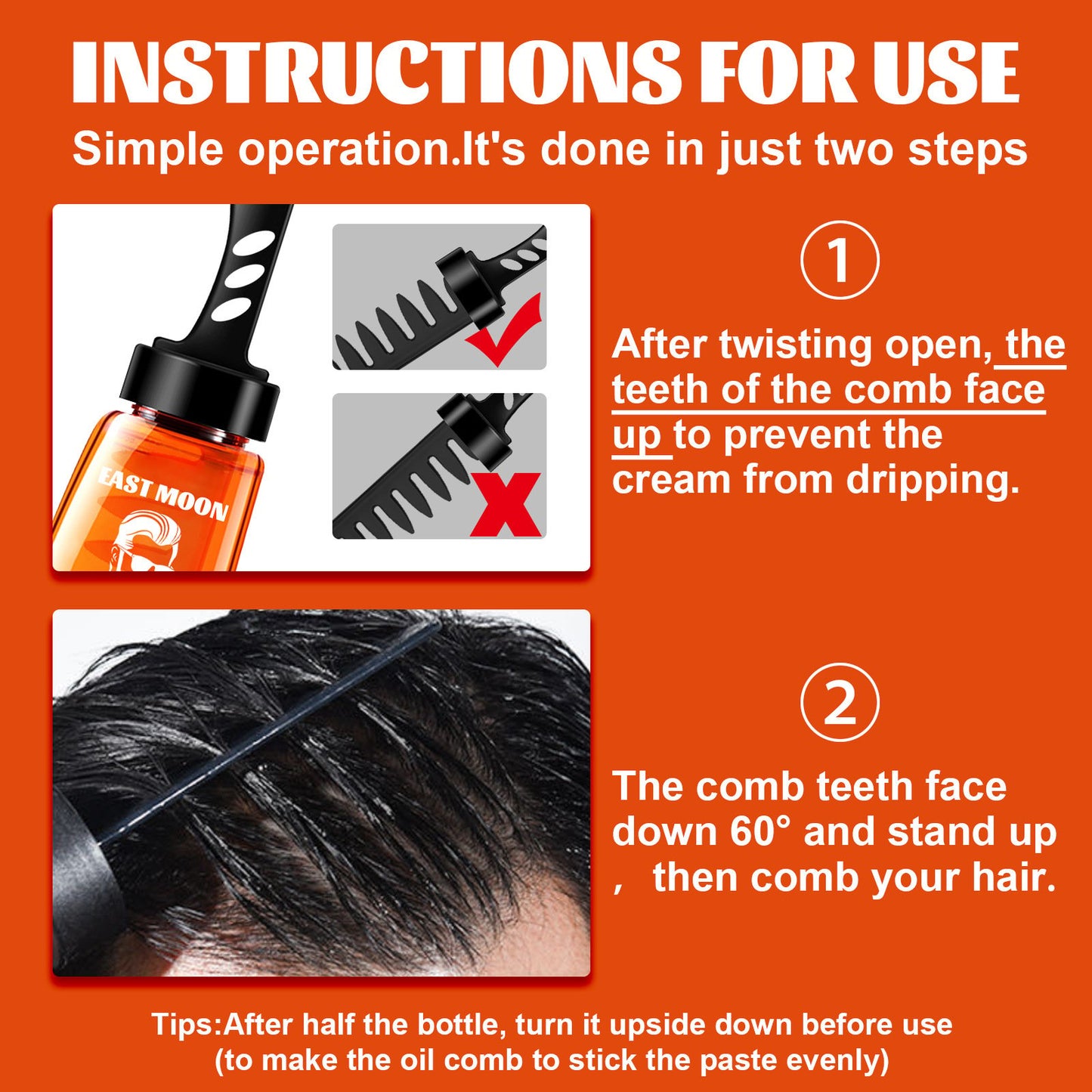 One-comb shaping-Styling Gel Comb