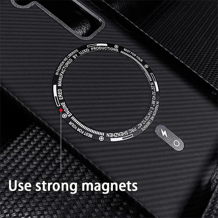 Model magnetic din fibră de carbon Kevlar pentru Samsung 