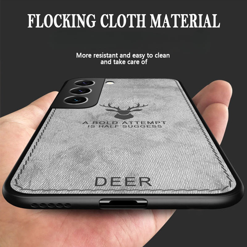 Slim Fabric Skin Deer Case For Samsung