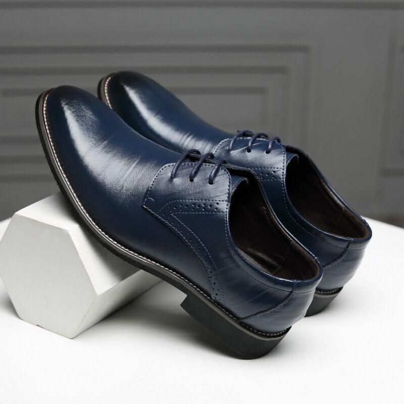 Men's Italian Genuine Leather Oxford Shoes