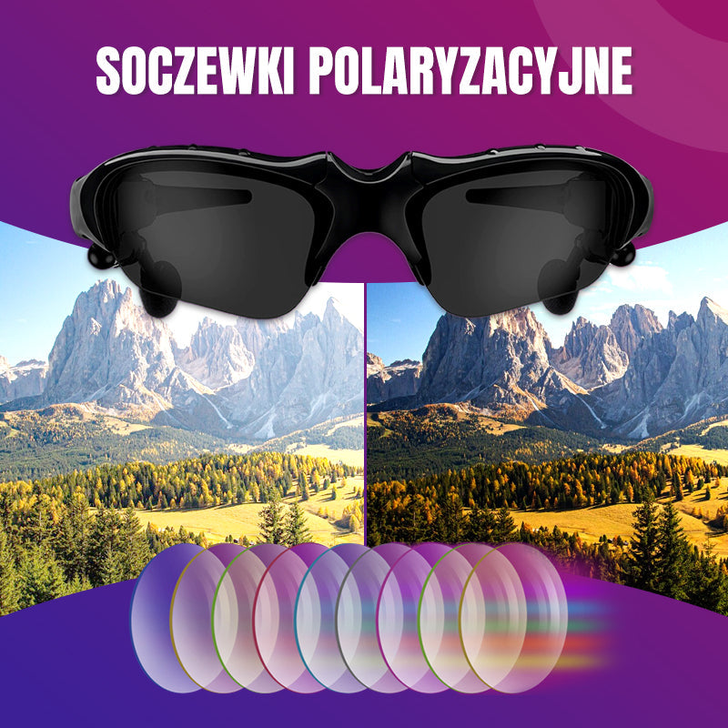 2024 Ochelari sport Bluetooth polarizați fără fir 