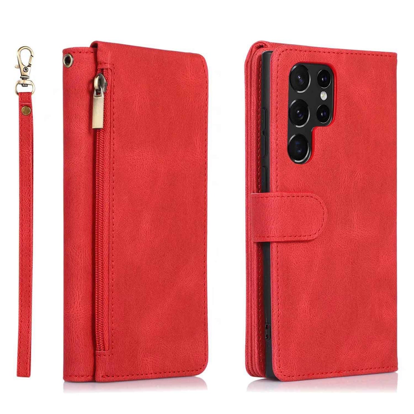 ⏰LAST DAY PROMOTION 50% OFF-2023 Lastest Luxury Leather Flip Wallet Phone Case For Samsung S23 Series