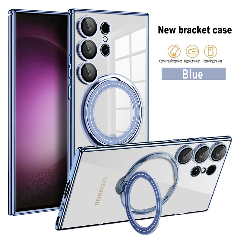 Samsung Transparent Magnetic Case with Invisible Stand