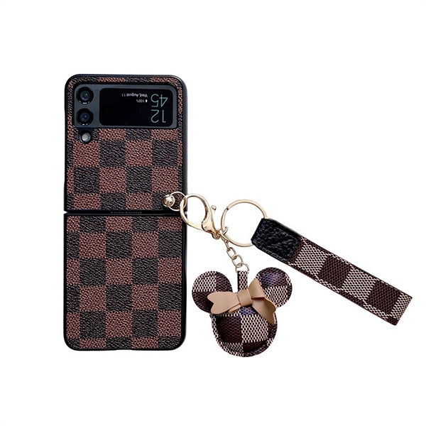 Z FLIP Cute Mouse Lanyard Phone Case