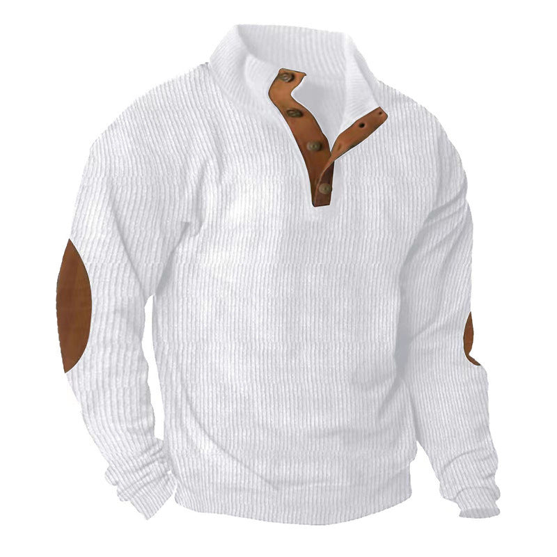 Men's Outdoor Casual Stand Collar Long Sleeve Sweatshirt