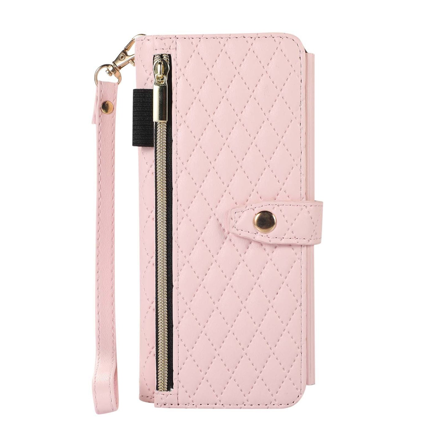 Lanyard Crossbody Rhombic Flip Wallet Case Untuk Samsung Galaxy Z Fold4 Fold3 5G