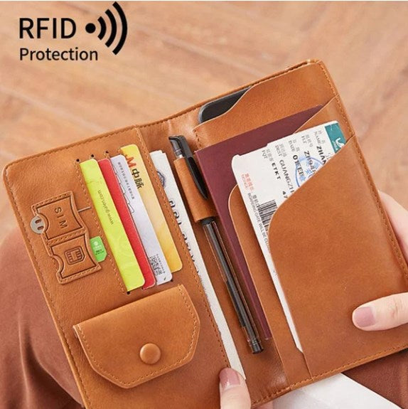 ✨RFID Blocking Leather Card Wallet-🔥Buy 2 Save 15%