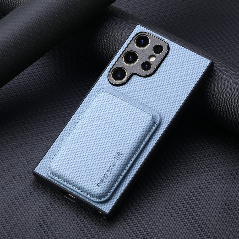 2 in 1 Card Holder Magnetic Phone Case For Samsung