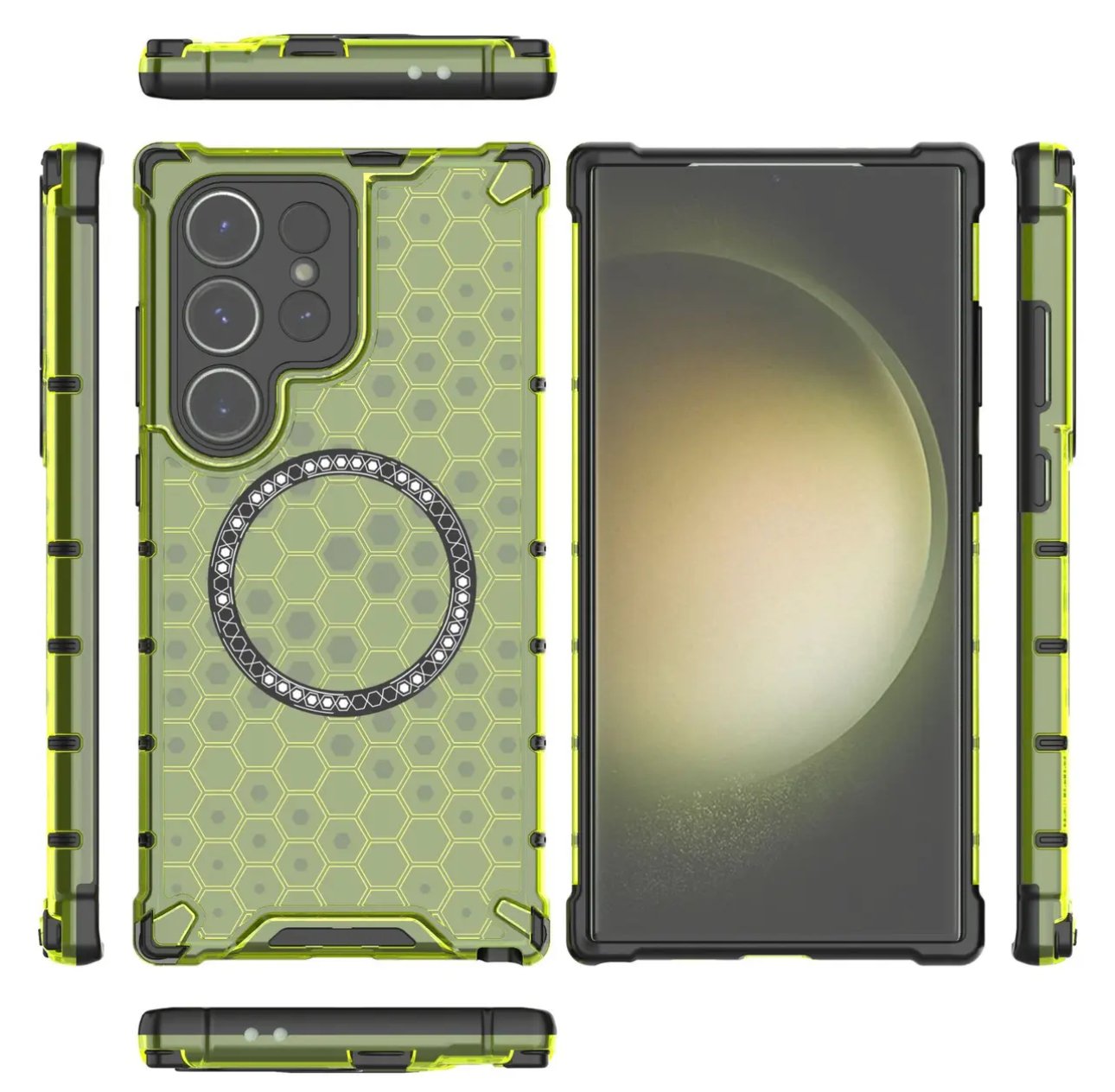 Honeycomb Magnetic Phone Case For Samsung