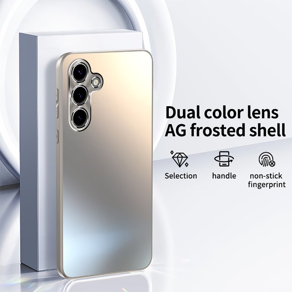 Sarung Telefon Dwi Warna Lens AG Frosted Shell Untuk Samsung Galaxy