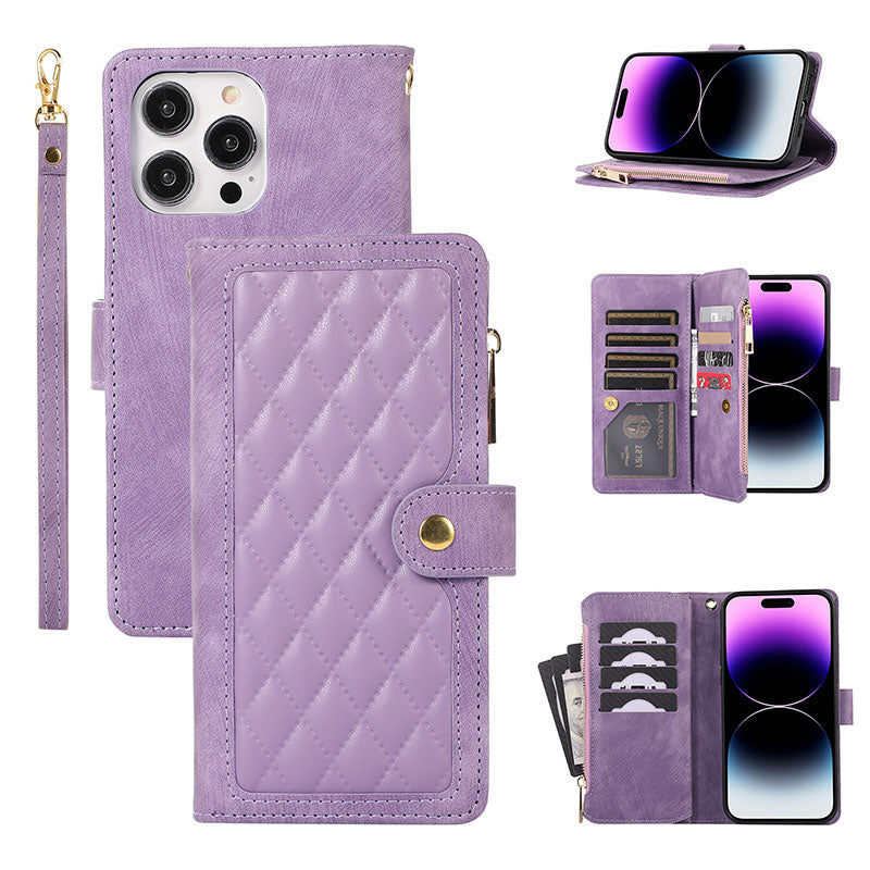 Multifunctional Flip Wallet Phone Case for iPhone