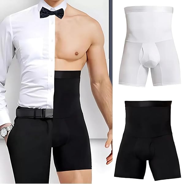 Men's high waist tummy shaving shorts