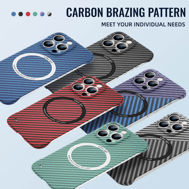 🔥Hot Sale🔥iPhone Carbon Fiber Magnetic Case