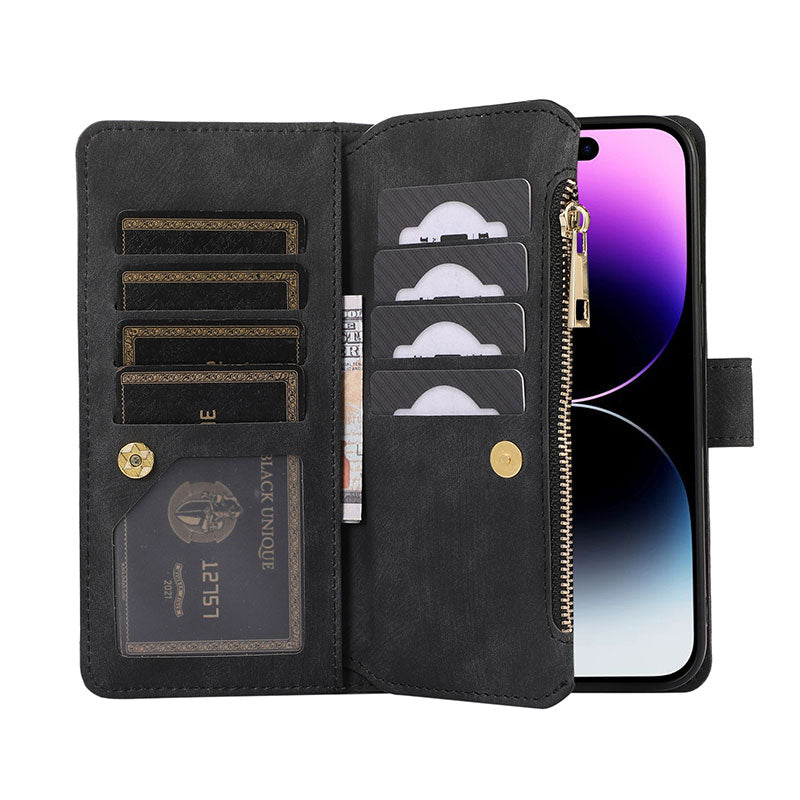 Multifunctional Flip Wallet Phone Case for iPhone