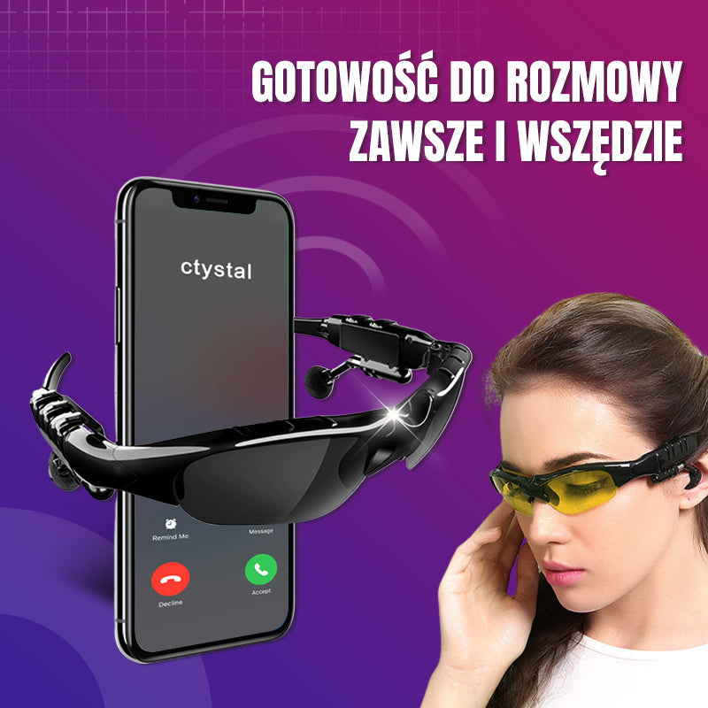 2024 Ochelari sport Bluetooth polarizați fără fir 