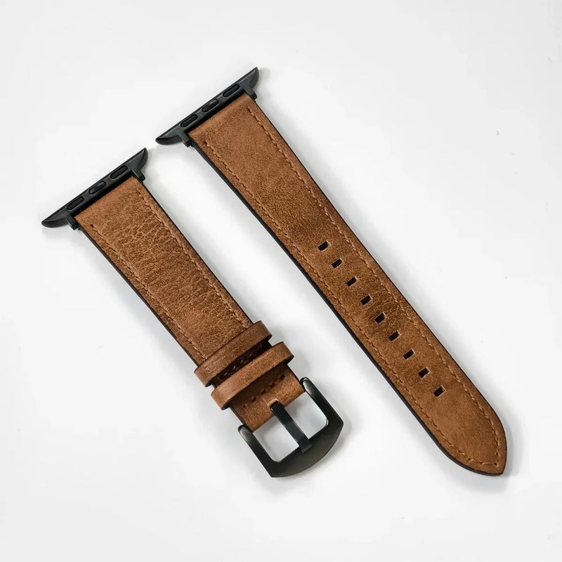 Leather Strap For Apple Watch S10 42MM 44MM 45MM 49MM 38MM 40MM 41MM