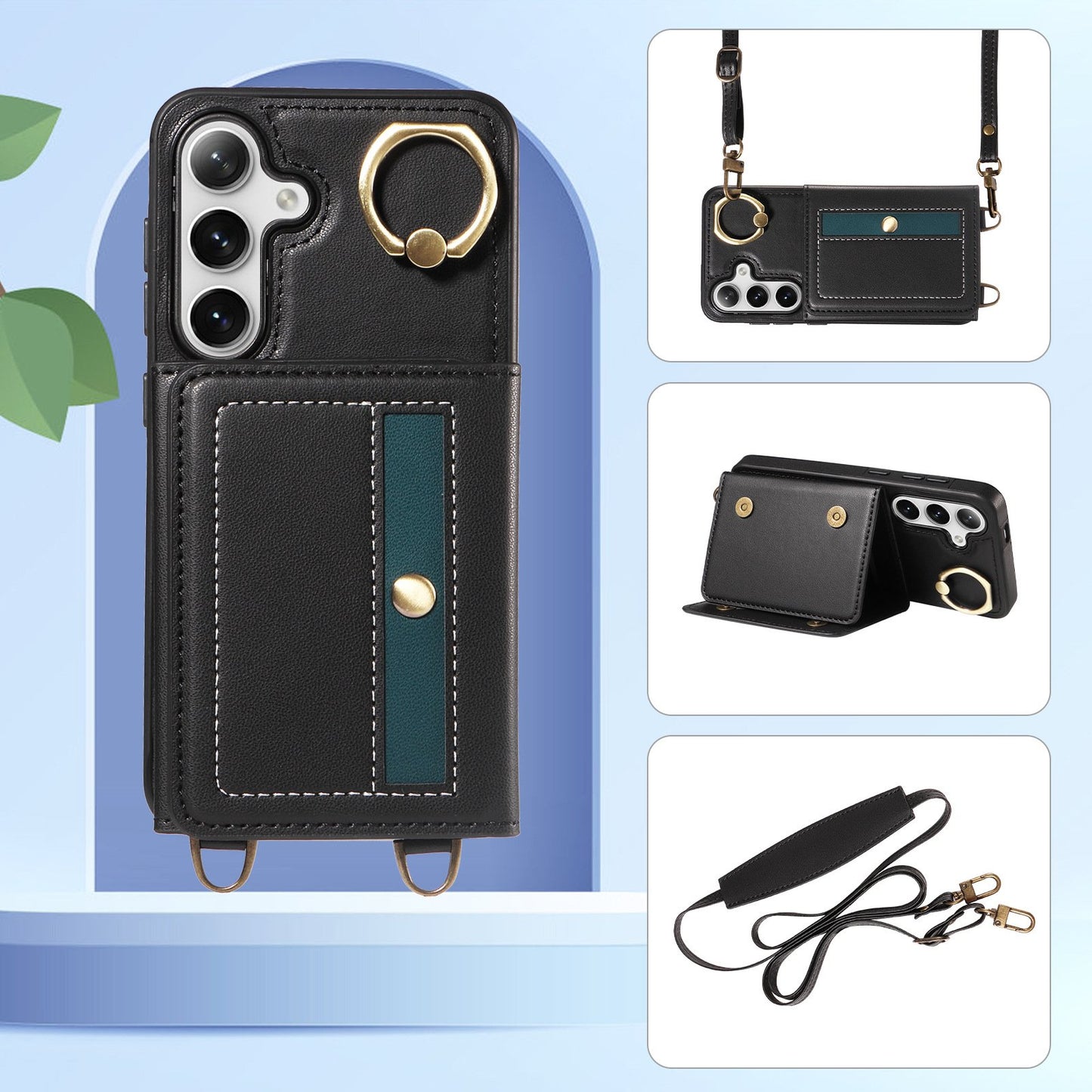 Leather Card Holder Phone Case for Samsung Galaxy A Series