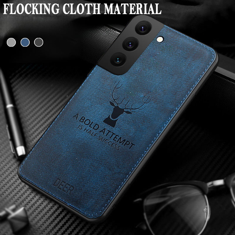 Slim Fabric Skin Deer Case For Samsung